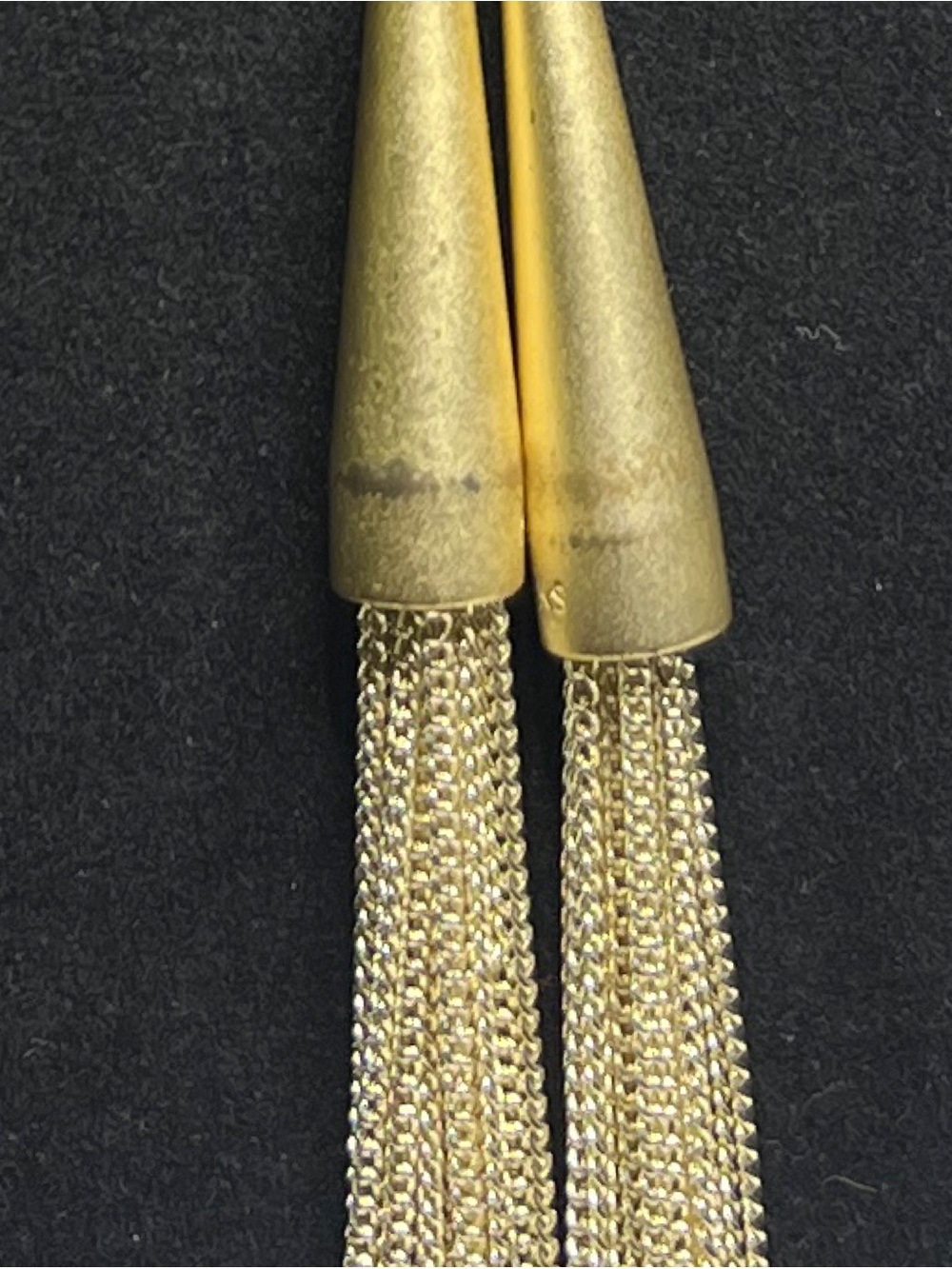 Kendra Scott Phara Tassel Lariat Gold Tone Boho Chic Necklace 48.5” Long - Picture 4 of 6